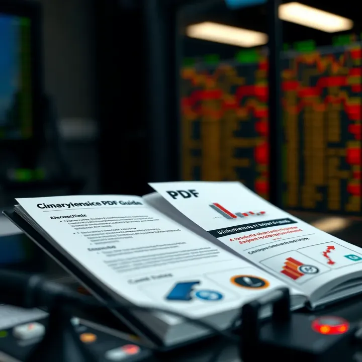Comprehensive PDF Guide for Binary Bots: Strategies and Risk Management Visual guide showcasing PDF resources for binary bot strategies, setup instructions, and risk management techniques