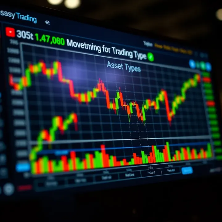 Graph illustrating price movement influenced by asset types during peak trading periods