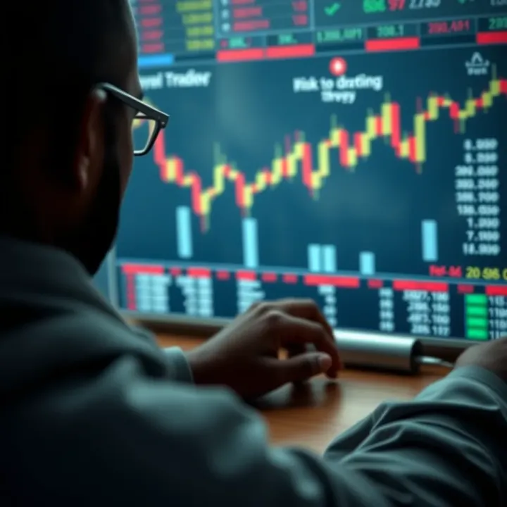 Illustration showing risk management strategies in binary options trading