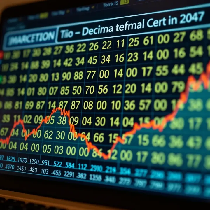 Chart showing the conversion of a binary sequence into its decimal equivalent using positional values