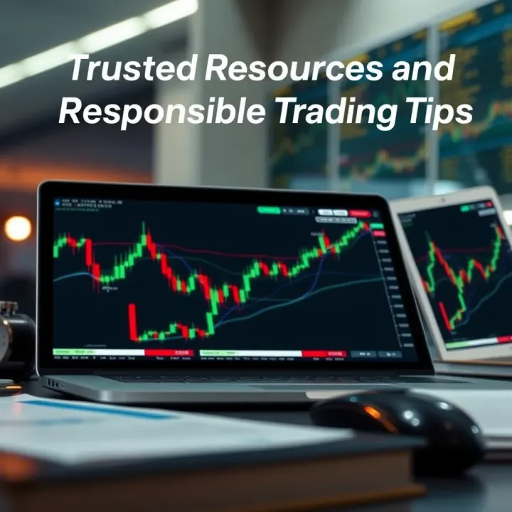 Visual guide showcasing reliable sources for binary trading education and tips for safe trading
