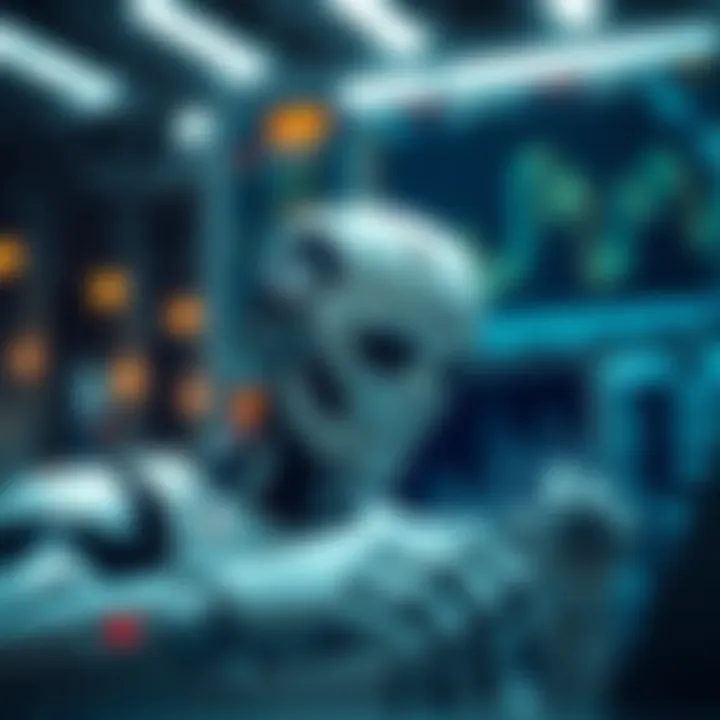 Conceptual visualization of benefits and risks associated with using binary bots in trading