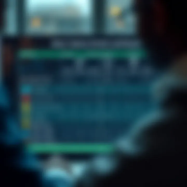 Comparison chart displaying features of leading binary options brokers for Kenyan traders