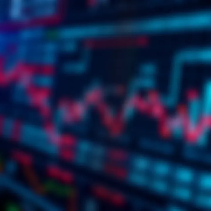 Diagram illustrating practical applications of binary charts in finance and computer science with data points and connections