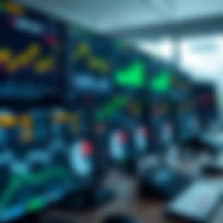 Control Monitoring and Risk Mitigation Analytics Control monitoring tools displayed on computer screens showing analytics and risk mitigation progress