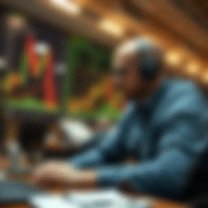 Conceptual illustration of risk management and discipline in forex trading