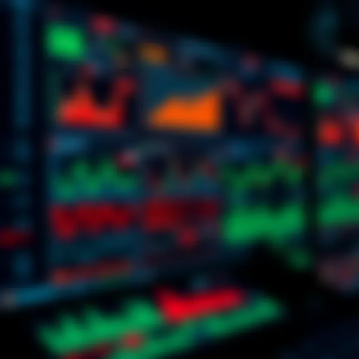 Digital dashboard displaying forex trading risk metrics and controls