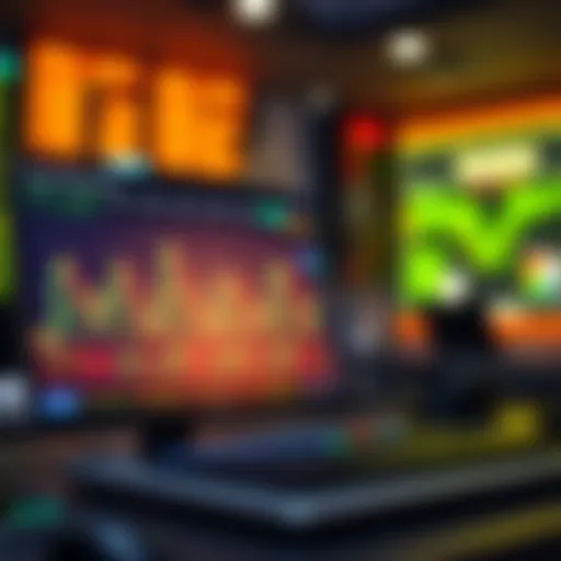 Secure Digital Trading Platform Interface Illustration of a secure digital trading platform dashboard