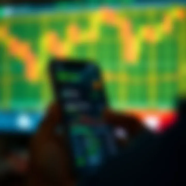 Integrating M-Pesa for Forex Transactions in Kenya Mobile phone displaying M-Pesa app alongside forex market data on screen