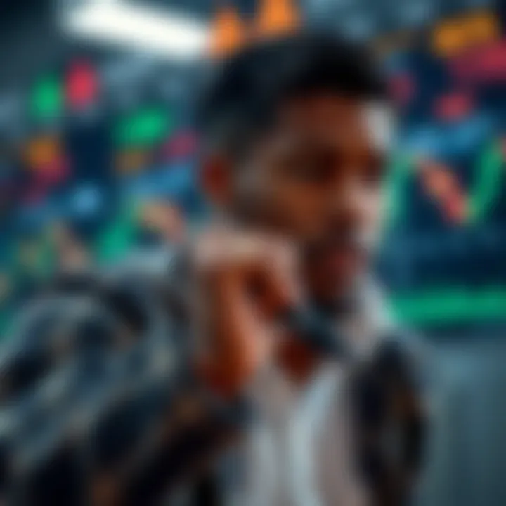 Illustration of risk management strategies and smart trading decisions in forex market