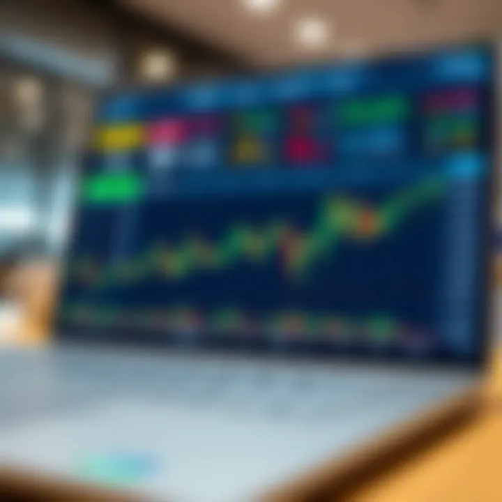 Illustration of a secure digital platform interface with trading tools and risk management features