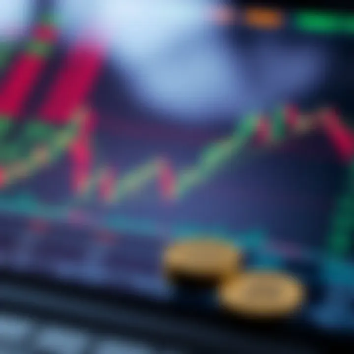 Forex trading charts and currency symbols relevant to Kenyan market