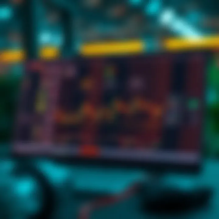 Diagram illustrating the functionality of binary trading bots with charts and algorithms