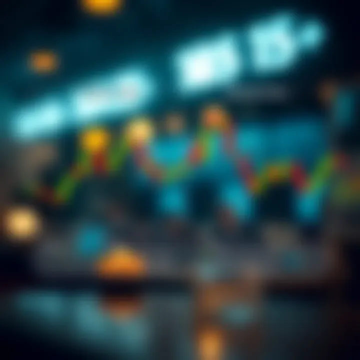 Diagram illustrating bullish and bearish candlestick shapes with explanations