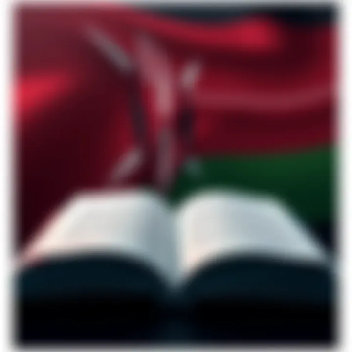 An open book on forex trading strategies with a Kenyan flag in the background