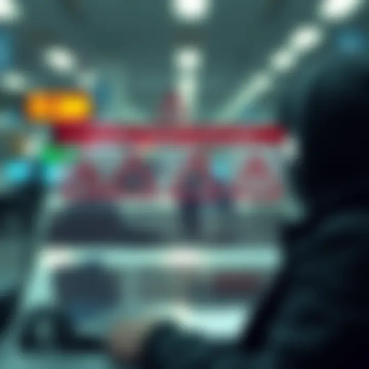 Visual guide highlighting key warning signs and protective measures to avoid falling victim to binary scams