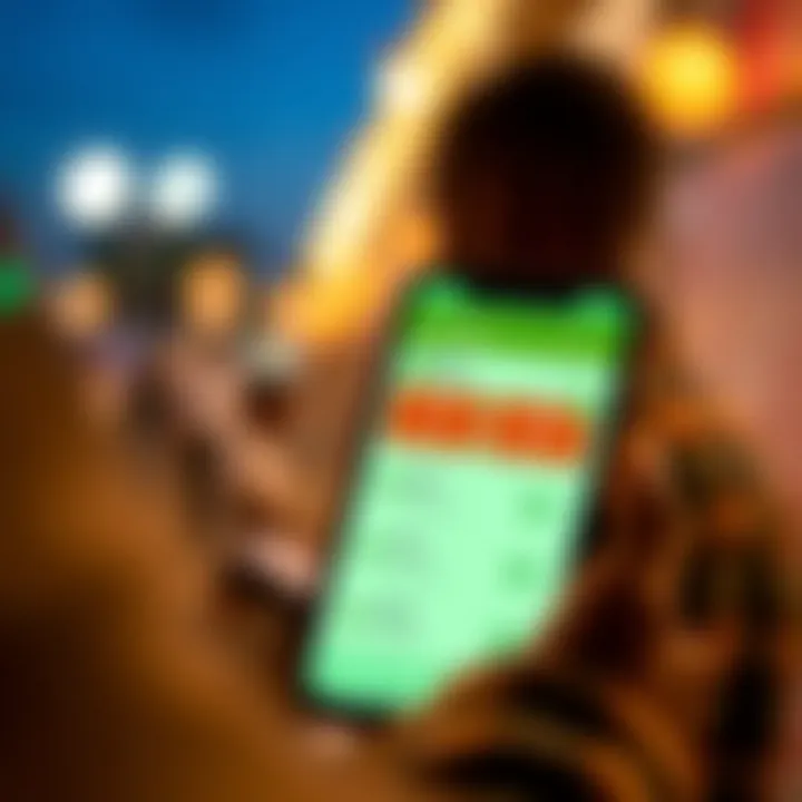 Using M-Pesa for Forex Trading Transactions in Kenya Mobile phone displaying M-Pesa app with forex trading payment options