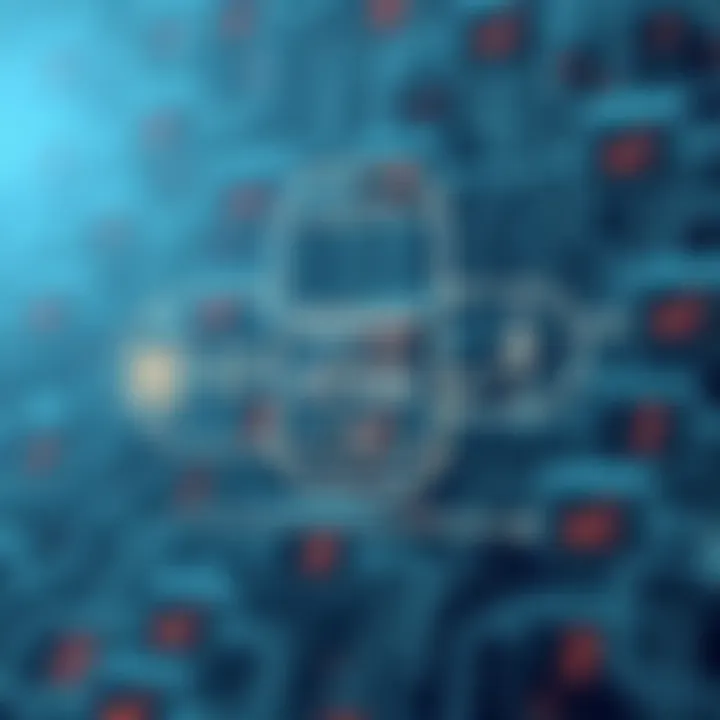 Diagram illustrating the structure and flow of binary blocks within a digital system