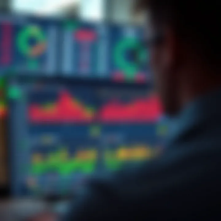 Dashboard showing real-time data and performance metrics of binary trading bots