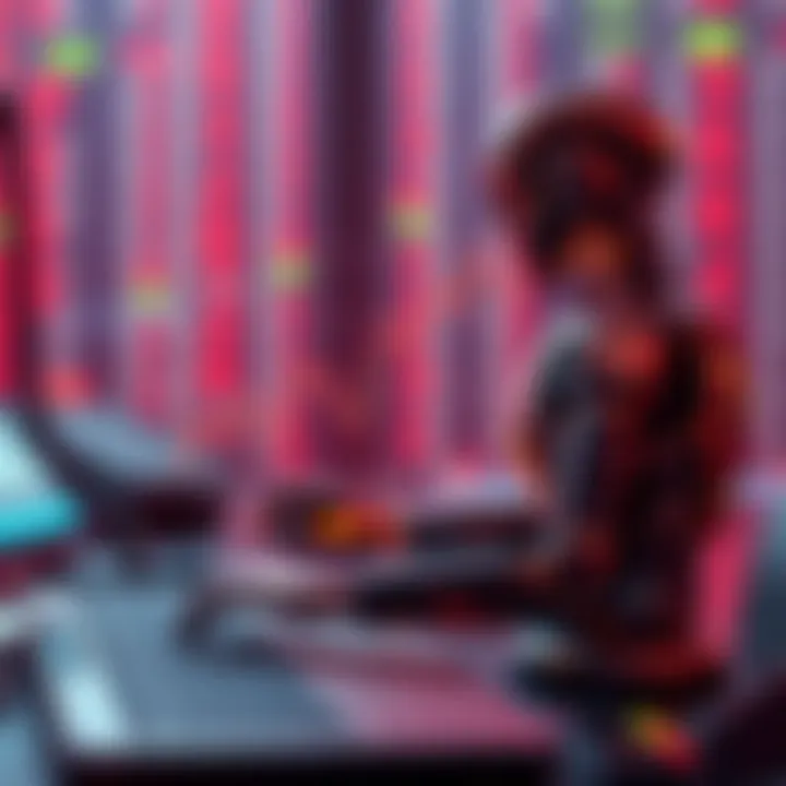 Diagram illustrating the automated trading algorithm of binary bots executing trades based on market data