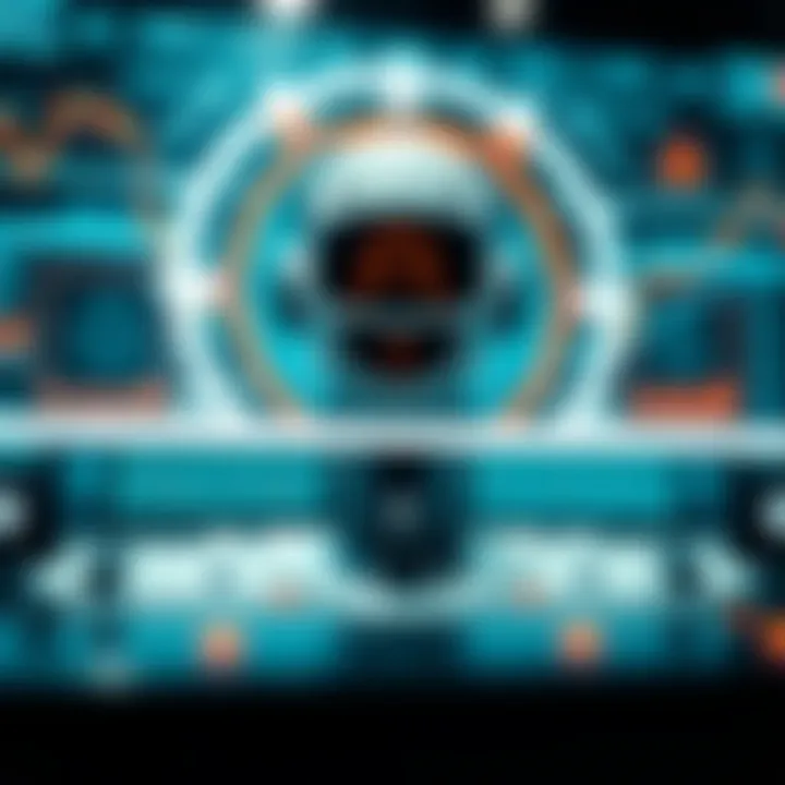 Graphic showcasing security measures and risk management in the deployment of binary bots