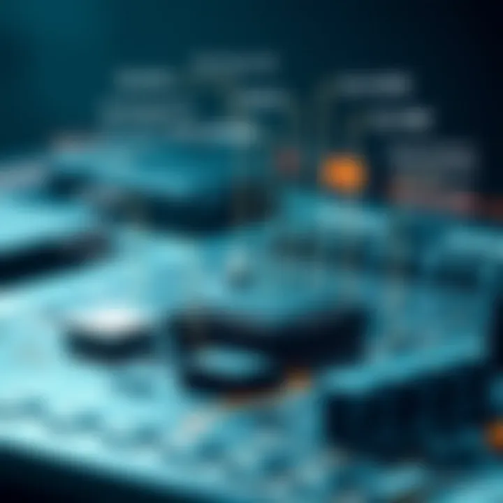 Illustration of various binary converter types used in digital electronics