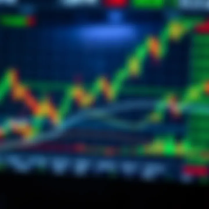 Binary forex trading chart showing fluctuating currency values on digital platform