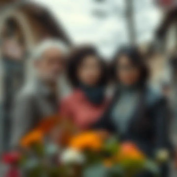 Visual representation of traditional gender roles contrasted with diverse gender identities