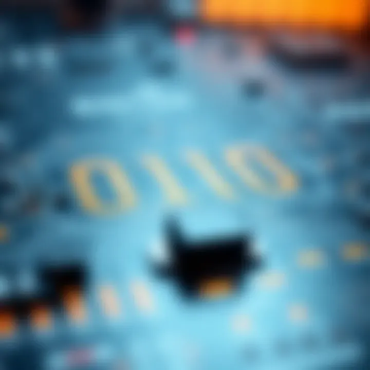 Illustration of practical application of binary addition in digital circuit