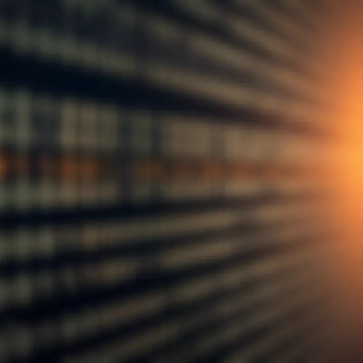 Diagram illustrating the binary number system with zeros and ones arranged in columns representing place values