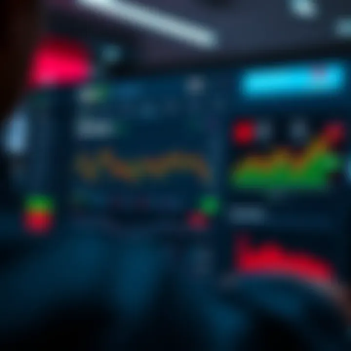 Screenshot of a binary options trading dashboard showing account overview and trading options