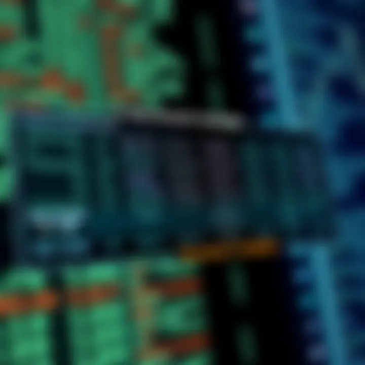 Graphic showing various encoding methods used to represent binary data