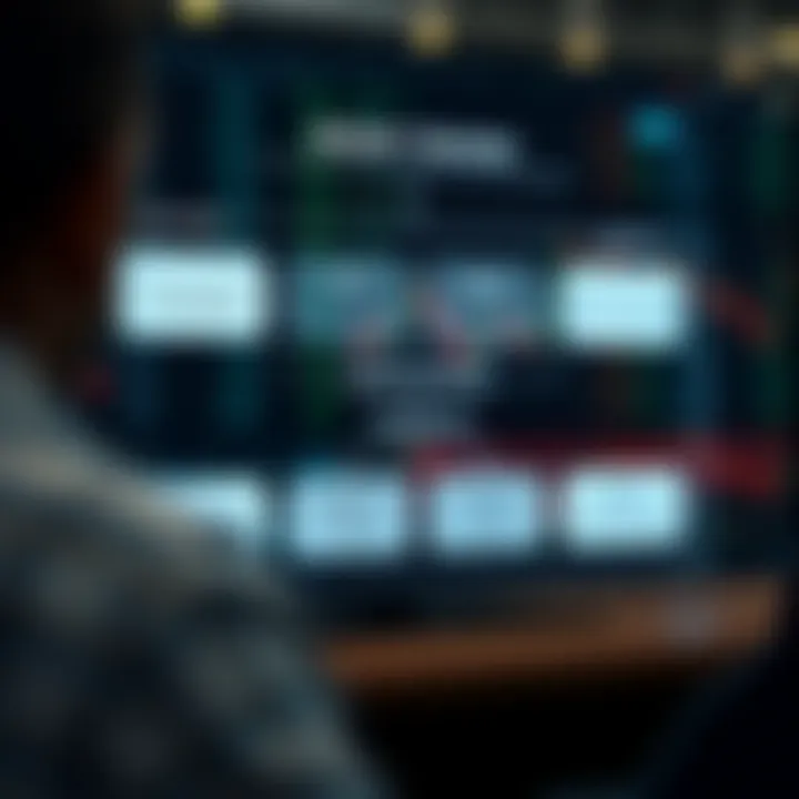 Diagram illustrating key components and flow of binary trading concept