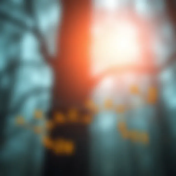 Visual representation of binary tree traversal methods showing node visitation order