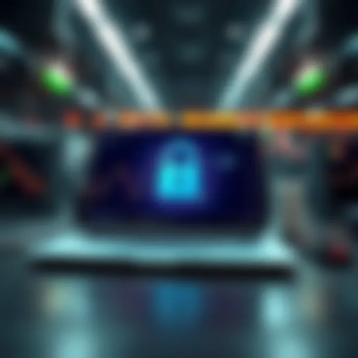 Secure online platform emphasizing encryption and protection for digital asset trading