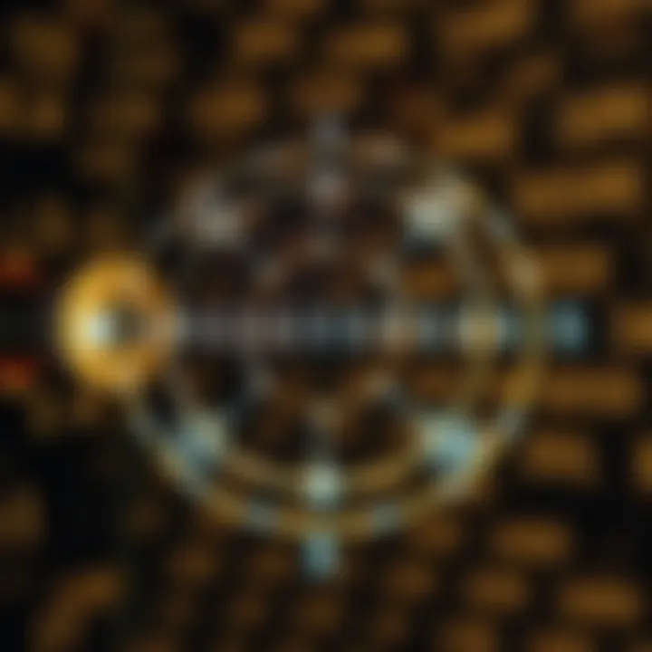 Diagram illustrating the structure of binary digits and their role in digital data representation