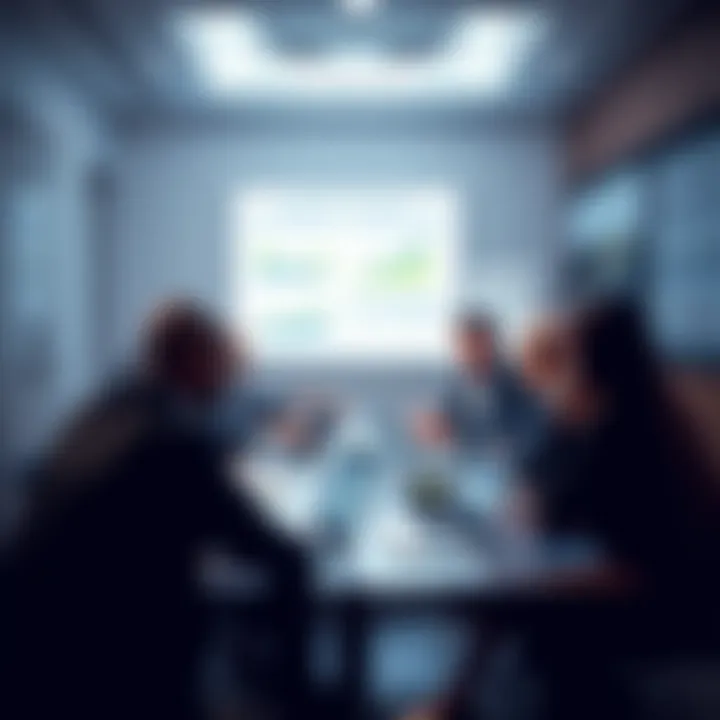 Strategic Planning for Effective Enterprise Risk Management Strategic planning meeting with charts and laptops focused on risk management