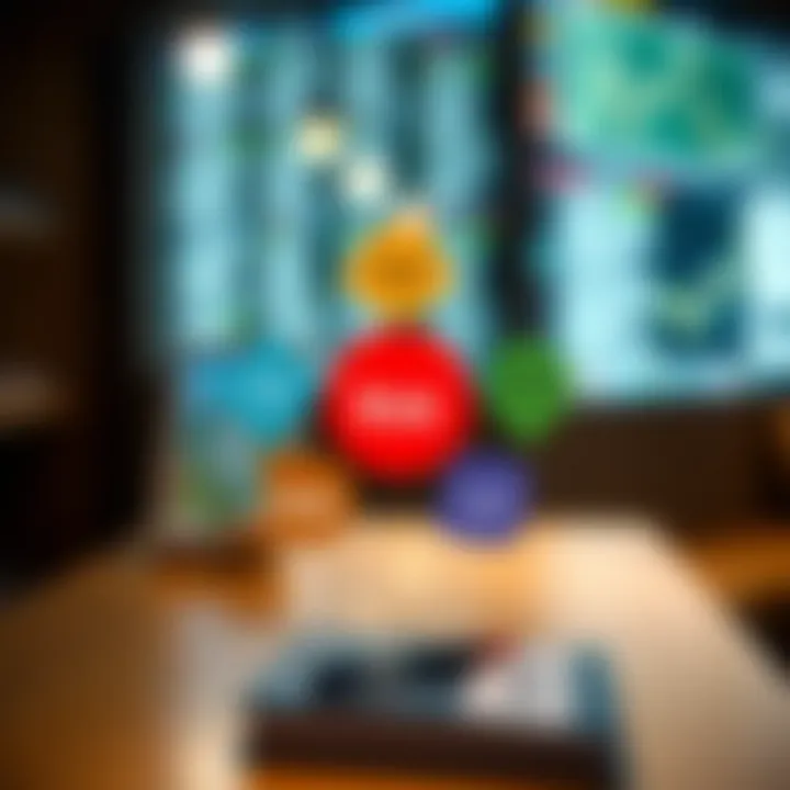 Diagram showing financial risk categories including market, credit, operational, and liquidity risks