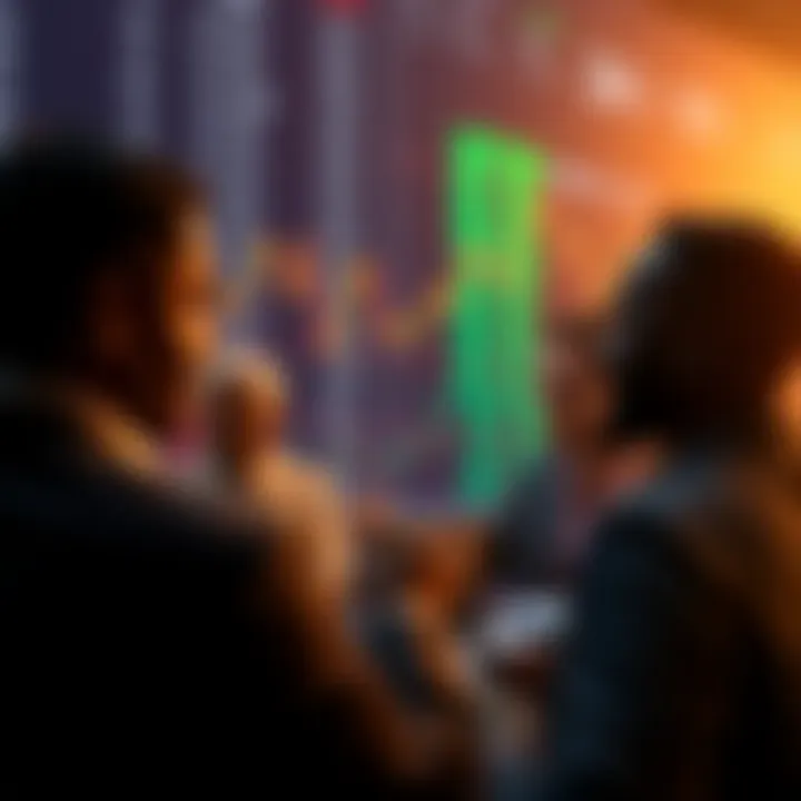 Illustration of key participants including banks, brokers, and traders in the forex market ecosystem