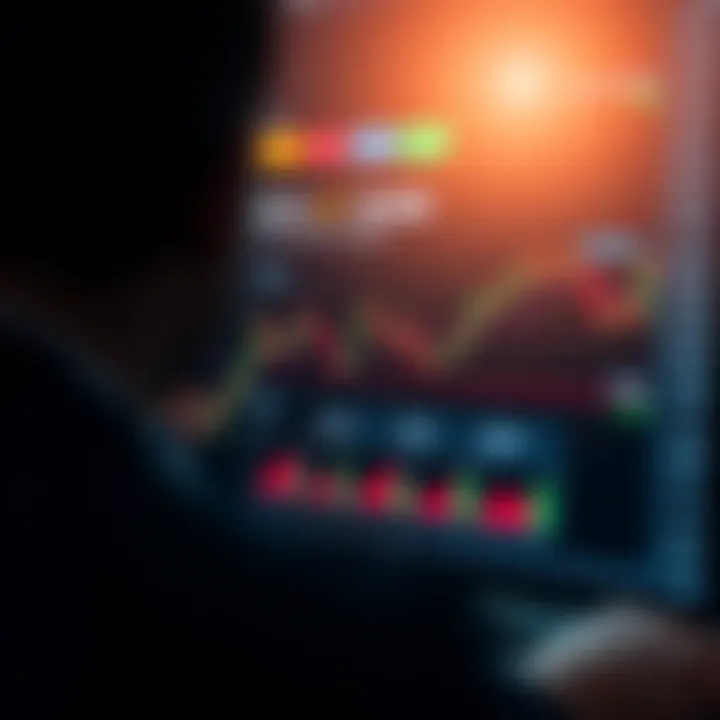 Essential Strategies and Risk Management for Forex Traders Illustration showing key forex trading strategies and risk management tools on a digital interface