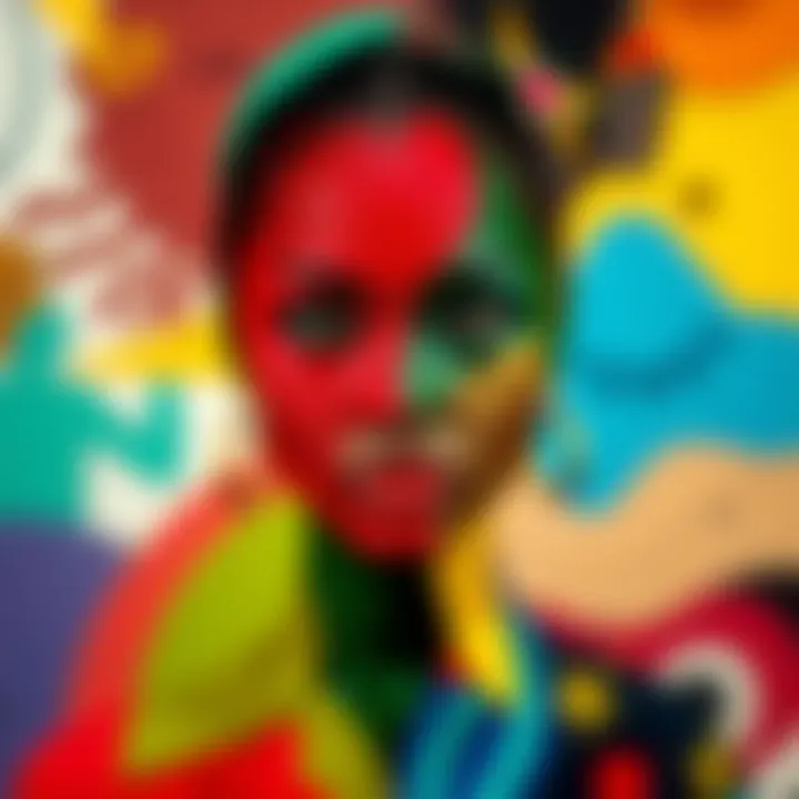 Diverse Gender Identities Beyond Male and Female Colorful abstract illustration representing diverse gender identities blending beyond traditional categories