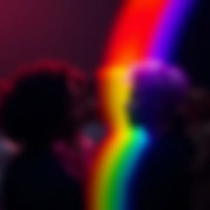 Colorful spectrum representing diverse gender identities and expressions