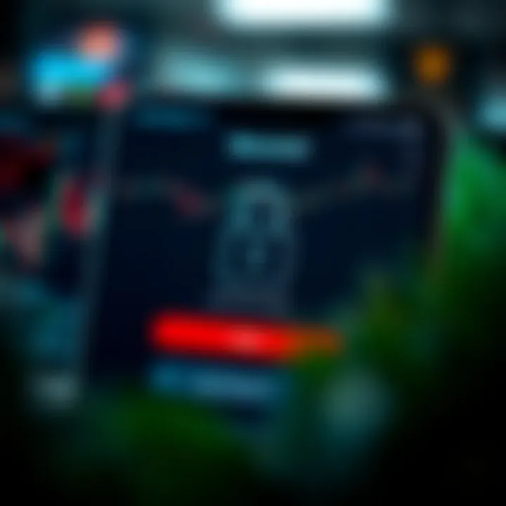 Secure login screen of a forex trading application emphasizing data protection and user authentication