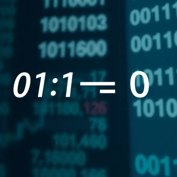 Diagram illustrating the conversion of a decimal number to its binary equivalent using division by two