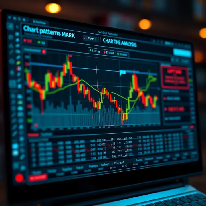 Diagram showing practical strategies for identifying and applying chart patterns in market analysis