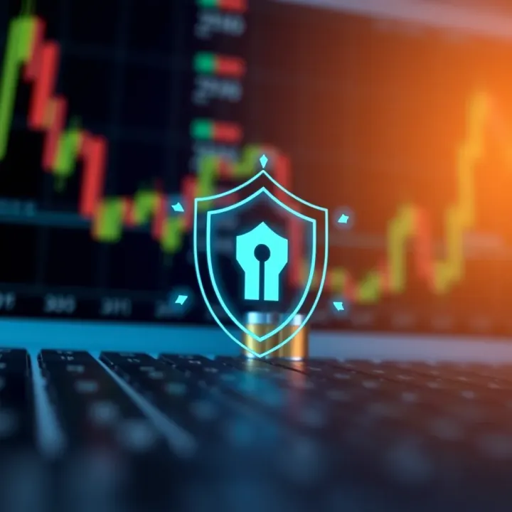 Secure shield icon representing account protection and safety measures