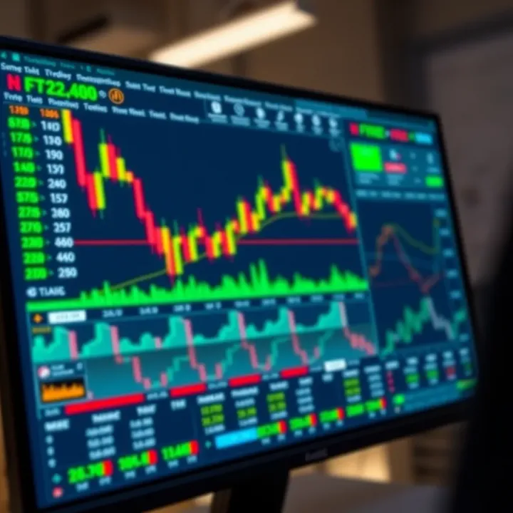 Forex Trading Platform with Market Data and Analysis Tools Trading platform interface showing real-time forex market data and analysis tools