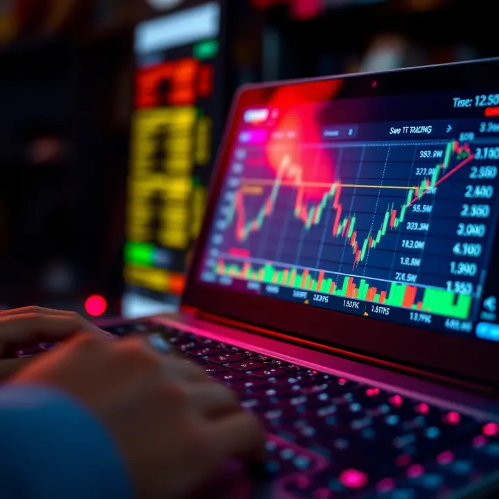 Graph depicting various forex trading strategies like scalping, day trading, and swing trading with risk and time factors