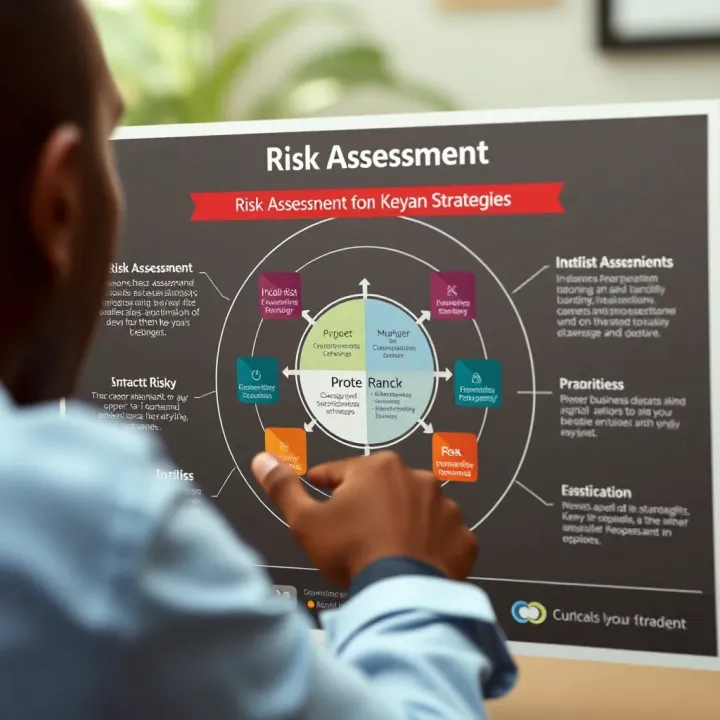 Effective Risk Management Strategies for Kenyan Businesses Diagram depicting risk assessment and mitigation strategies tailored for business operations within the Kenyan market