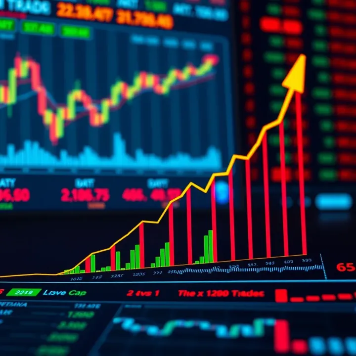 Growth and Trends of Forex Trading in Kenya Graph showing upward trend in forex trading activities in Kenya with charts and data